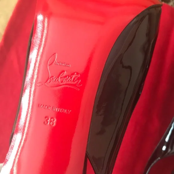 ❤️ NEW ❤️Christian Louboutin No Prive Slingback Black EU38 - Picture 14 of 14